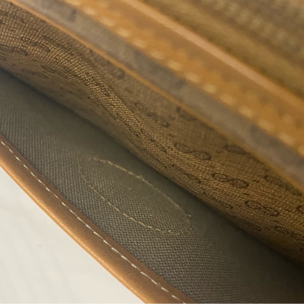 Gucci Micro GG Vintage Wristlet Cosmetic Pouch Microguccissima Coated Canvas - Picture 3 of 4